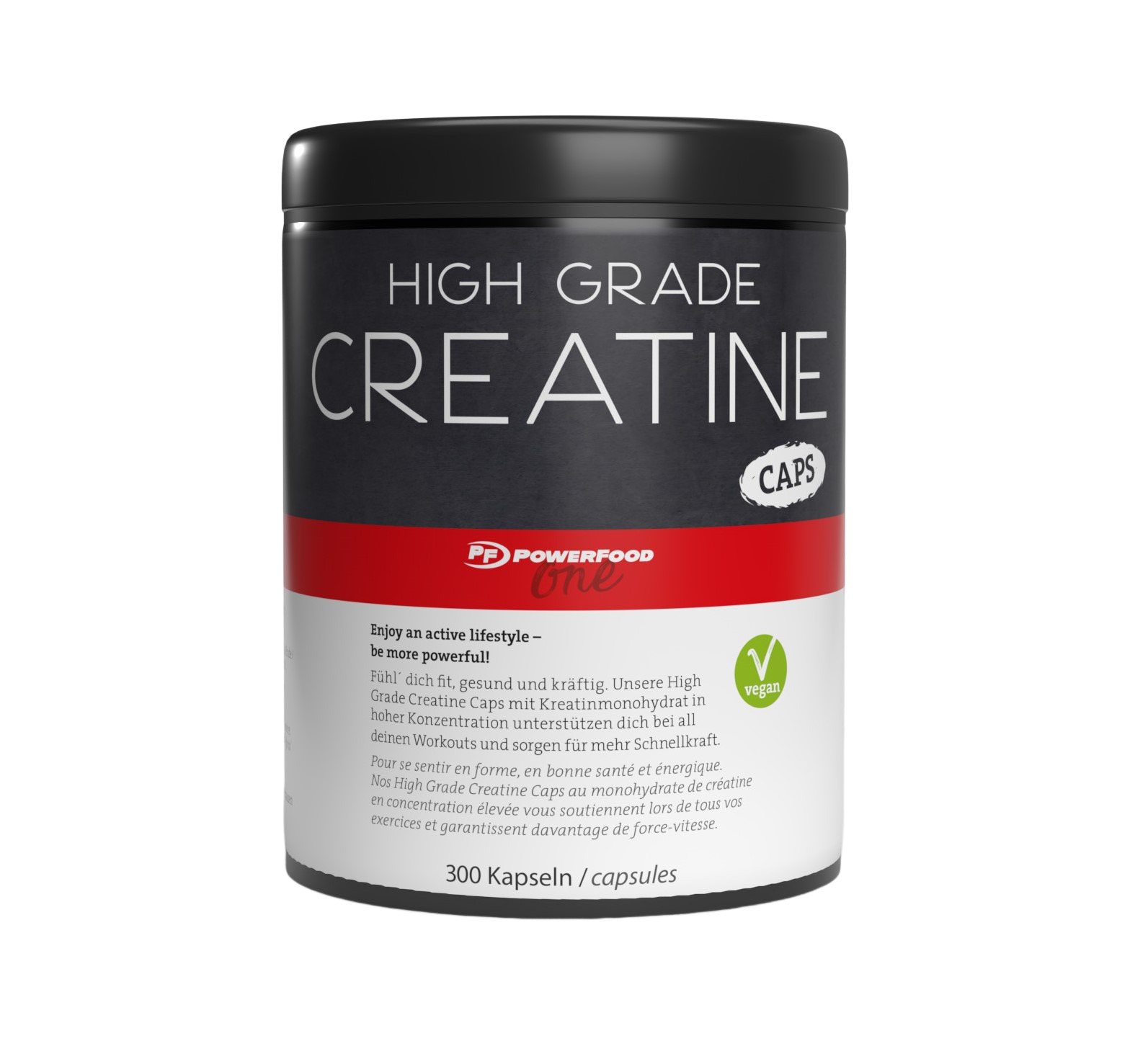 PowerFood One High Grade Creatine Caps (300 Caps)